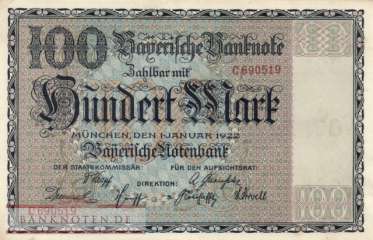 Bayern - 100  Mark (#BAY004_XF)