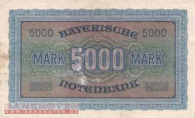 Bayern - 5.000  Mark (#BAY006_VF)