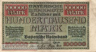 Bayern - 100.000  Mark (#BAY009_F)