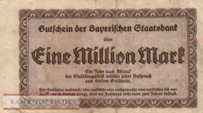 Bayern - 1 Million Mark (#BAY218b_VG)