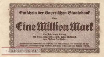 Bayern - 1 Million Mark (#BAY218d_VF)