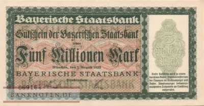 Deutschland - 5 Millionen Mark (#BAY220a_UNC)