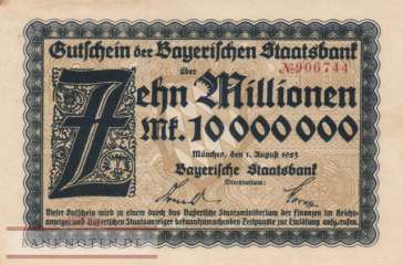 Bayern - 10 Million Mark (#BAY221a_VF)