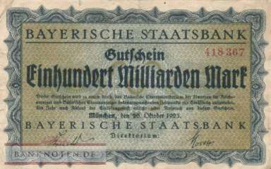 Deutschland - 100 Milliarden Mark (#BAY230a_F)