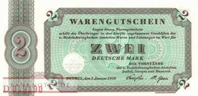 Deutschland - Bethel - 2  Mark (#BET03_UNC)