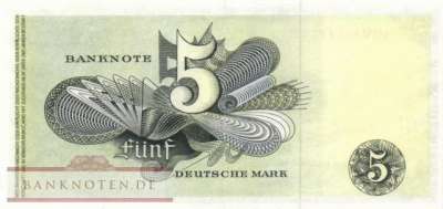 Germany - 5  Deutsche Mark (#BRD-01e_UNC)