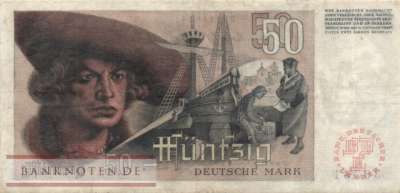 Germany - 50  Deutsche Mark (#BRD-02-2_VF)