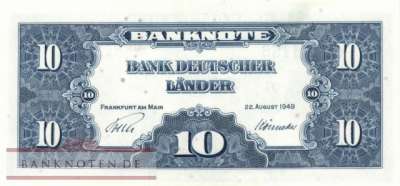 Deutschland - 10  Deutsche Mark (#BRD-04-N_UNC)