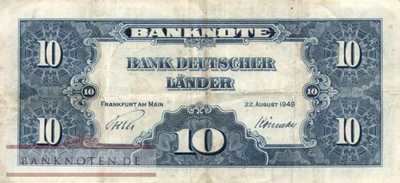 Germany - 10  Deutsche Mark (#BRD-04-N_F)