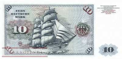 Germany - 10  Deutsche Mark (#BRD-07b_UNC)