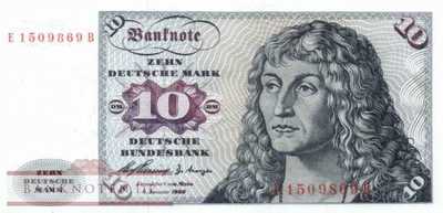 Germany - 10  Deutsche Mark (#BRD-07b_UNC)