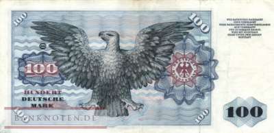 Germany - 100  Deutsche Mark (#BRD-10b-P_VF)
