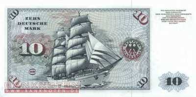 Deutschland - 10  Deutsche Mark (#BRD-14a_UNC)