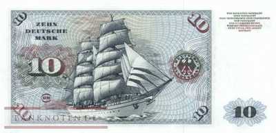 Deutschland - 10  Deutsche Mark (#BRD-14a_AU)