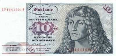 Deutschland - 10  Deutsche Mark (#BRD-14b_AU)