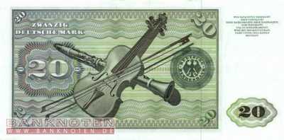 Deutschland - 20  Deutsche Mark (#BRD-15a_UNC)