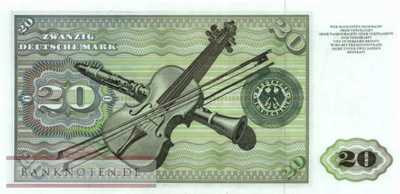 Deutschland - 20  Deutsche Mark (#BRD-15a_AU)