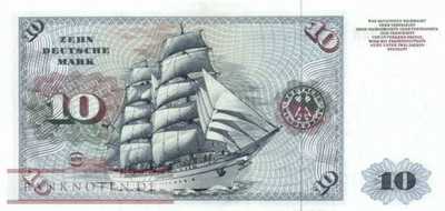 Deutschland - 10  Deutsche Mark (#BRD-19a_AU)
