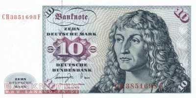 Deutschland - 10  Deutsche Mark (#BRD-19a_UNC)
