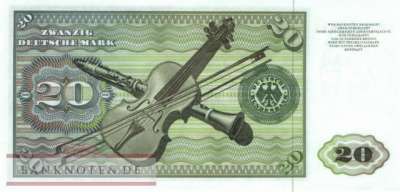 Deutschland - 20  Deutsche Mark (#BRD-20a-GG_UNC)