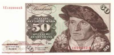 Deutschland - 50  Deutsche Mark - Ersatzbanknote (#BRD-21b_YE_B_UNC)