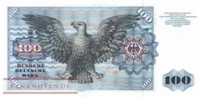 Deutschland - 100  Deutsche Mark (#BRD-22a-NG_UNC)