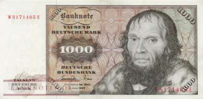 Deutschland - 1.000  Deutsche Mark (#BRD-24a_VF)