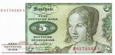 Deutschland - 5  Deutsche Mark (#BRD-29a_UNC)