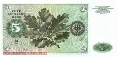 Deutschland - 5  Deutsche Mark - Ersatzbanknote (#BRD-29b_UNC)
