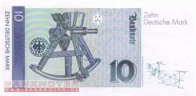 Deutschland - 10  Deutsche Mark - Ersatzbanknote (#BRD-36b_UNC)