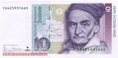 Deutschland - 10  Deutsche Mark - Ersatzbanknote (#BRD-36b_UNC)