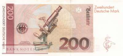 Germany - 200  Deutsche Mark (#BRD-39a-AD_AU)