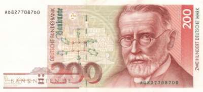 Germany - 200  Deutsche Mark (#BRD-39a-AD_AU)