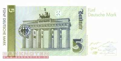 Deutschland - 5  Deutsche Mark (#BRD-40a-A_UNC)