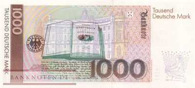 Germany - 1.000  Deutsche Mark (#BRD-46a-AA_UNC)
