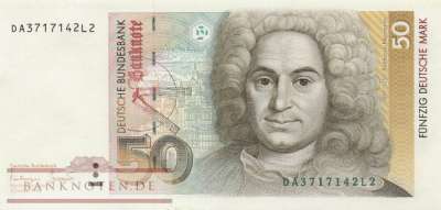 Deutschland - 50  Deutsche Mark (#BRD-49a_UNC)