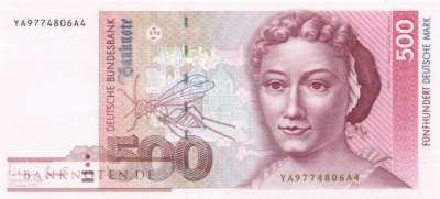 Deutschland - 500  Deutsche Mark - Ersatzbanknote (#BRD-51b_UNC)