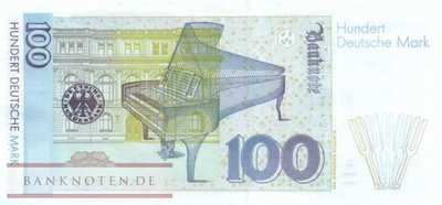 Germany - 100  Deutsche Mark (#BRD-54b_UNC)