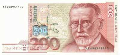 Germany - 200  Deutsche Mark (#BRD-55a_UNC)