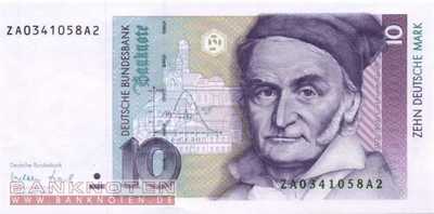 Deutschland - 10  Deutsche Mark - Ersatzbanknote (#BRD-56b_UNC)