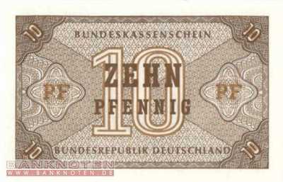 Germany - 10  Pfennig (#BRD-67_UNC)