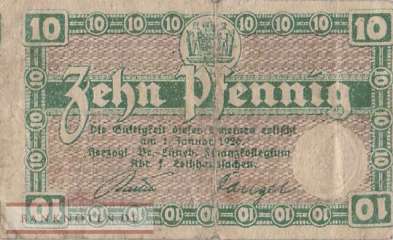 Braunschweig - 10  Pfennig (#BRS02a_VG)