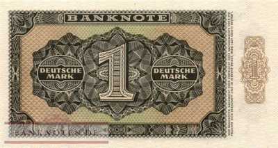 Deutschland - 1  Deutsche Mark (#DDR-02b_UNC)