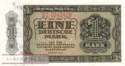 Deutschland - 1  Deutsche Mark (#DDR-02b_UNC)