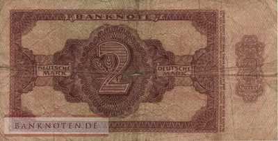 Deutschland - 2  Deutsche Mark (#DDR-03b_VG)