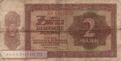 Germany - 2  Deutsche Mark (#DDR-03b_VG)