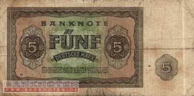 Germany - 5  Deutsche Mark (#DDR-04a_F)