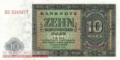 Germany - 10  Deutsche Mark (#DDR-05_UNC)