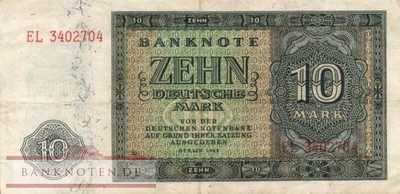Germany - 10  Deutsche Mark (#DDR-05_VF)