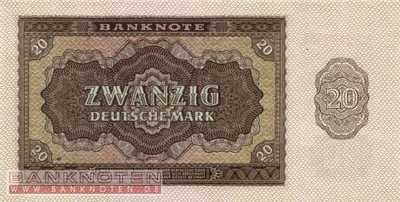 Deutschland - 20  Deutsche Mark (#DDR-06_UNC)